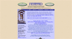 Desktop Screenshot of frankfordhistoricalsociety.org